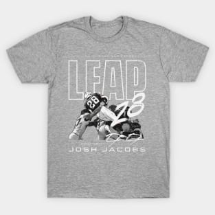 Josh Jacobs Las Vegas Touchdown Leap T-Shirt